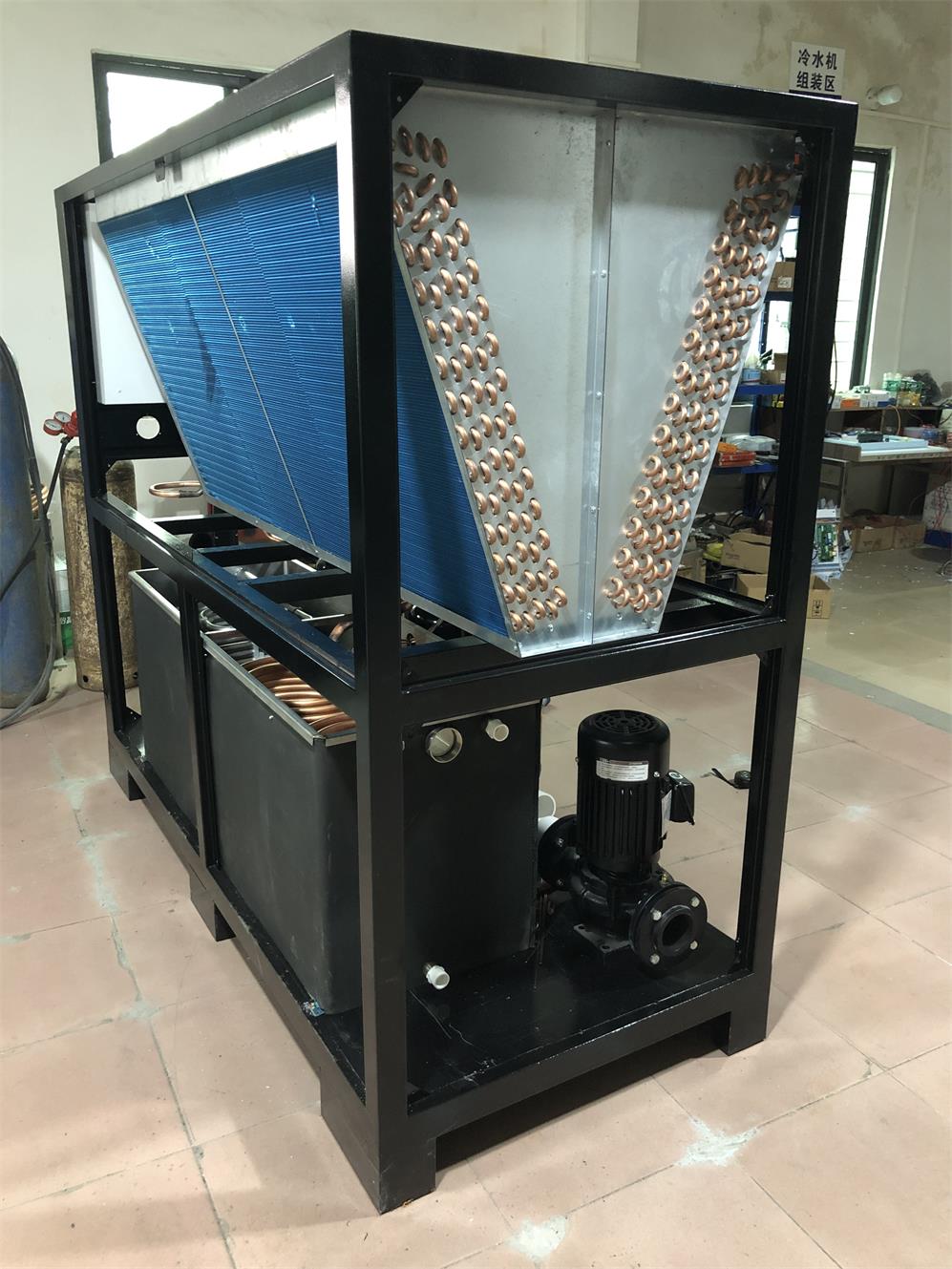 பான செயலாக்கத்திற்கான 25HP ஏர்-கூல்டு பாக்ஸ் சில்லர்